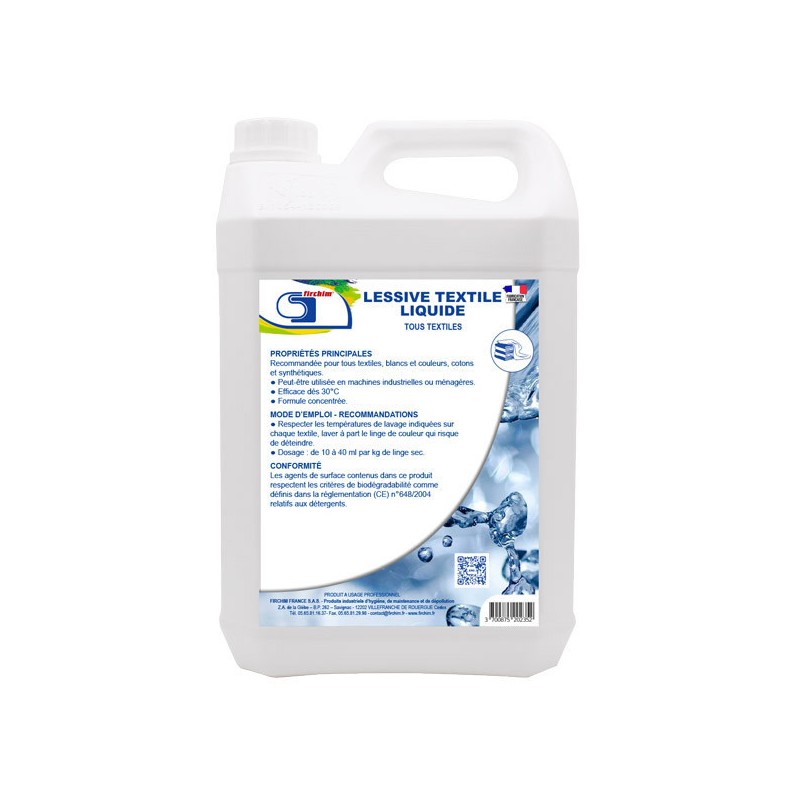 LESSIVE TEXTILE LIQUIDE
